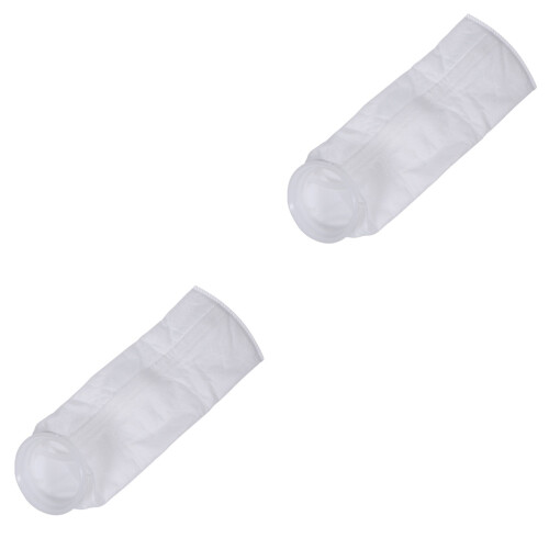 2Stk Filterbeutel Weiß Für Fischbecken Filter Aus PP 2