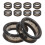 10Pcs Black Silicone Finger Protector Rings for Scissors Comfort Grip 10