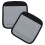 2Pcs Flexible Neoprene Suitcase Handle Covers Lightweight Grey Wraps 1