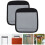 2Pcs Flexible Neoprene Suitcase Handle Covers Lightweight Grey Wraps 6