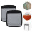 2Pcs Flexible Neoprene Suitcase Handle Covers Lightweight Grey Wraps 8