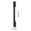 1Pc Black Metal Wall Mounted Slipper Rack Rust Resistant Punch Free 8