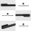 1Pc Black Metal Wall Mounted Slipper Rack Rust Resistant Punch Free 11