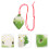 Green 6-Hole Ceramic Ocarina Beginner Wind Instrument Portable 7