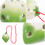 Green 6-Hole Ceramic Ocarina Beginner Wind Instrument Portable 10