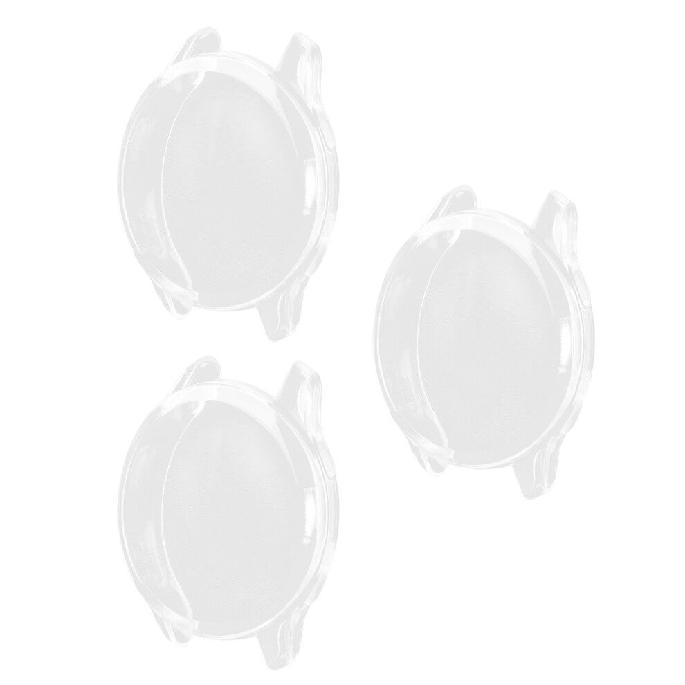 3Pcs Electroplate Watch Cover Flexible Tpu Transparent Watch Protector 3084142821942