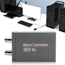 Mini HD SDI zu HD/3G-SDI Konverter, Metallgehäuse, unterstützt 1080P
