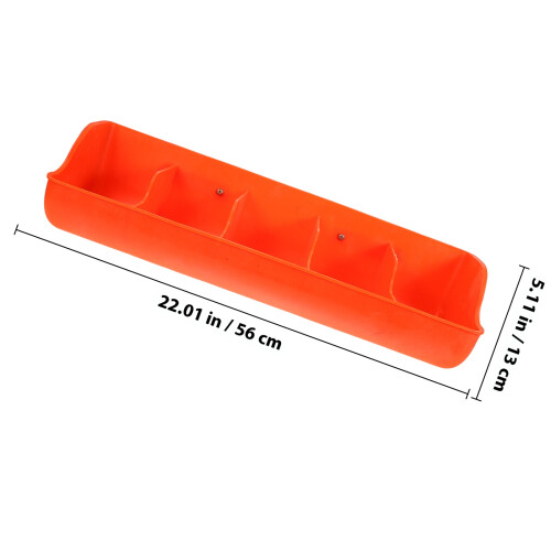1Set Mountable Feeder Plastic Feeding Trough for Farm Pets 1
