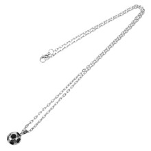 Multi Alloy Football Necklace Unique Sports Pendant for Boys Men