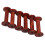 6Pcs Wooden Thread Spools Light Brown Vintage Sewing Organizer Bobbins 1