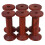 6Pcs Wooden Thread Spools Light Brown Vintage Sewing Organizer Bobbins 9
