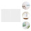 2Pcs Self-Adhesive Wall Mirror Silver Acrylic Makeup Mirror for Home 4
