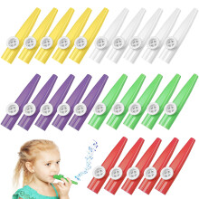 20Pcs Multi Color Plastic Kazoos for Kids Fun Musical Instrument Set