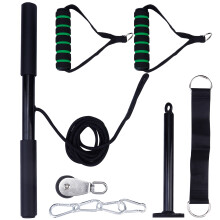 1Set DIY Fitness Kit Metal Pulley Cable Set for Home Gym Exercises