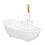 White Plastic Doll Bathing Tub with Electric Water Spray Feature 1