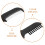 6Pcs Durable Eyelash and Eyebrow Comb Brush with Soft Bristles Black 8
