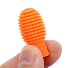 Silicone Drumstick Practice Tips 4 Pack Mute for Drumming Beginners Orange
