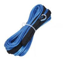 Winch Rope, Winch Rope 6MM X 15M Synthetic Cord Hook Winch Cable Line Car Tow Recovery Cable 4WD SUV ATV Boat