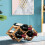 1Pc Foldable Wooden Wine Rack Brown Modern Wine Holder Storage Shelf 8
