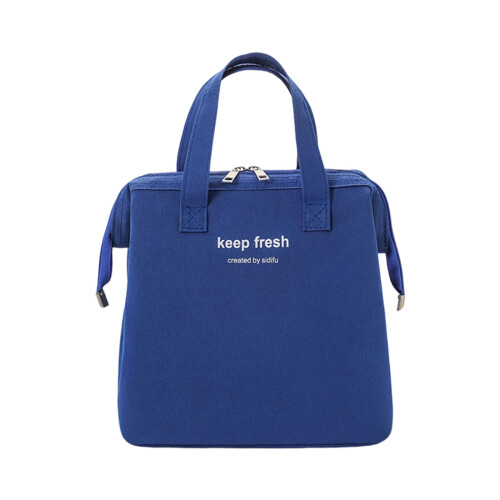 Premium Oxford Lunch Bag With Thermal Layer Generous-Blue
