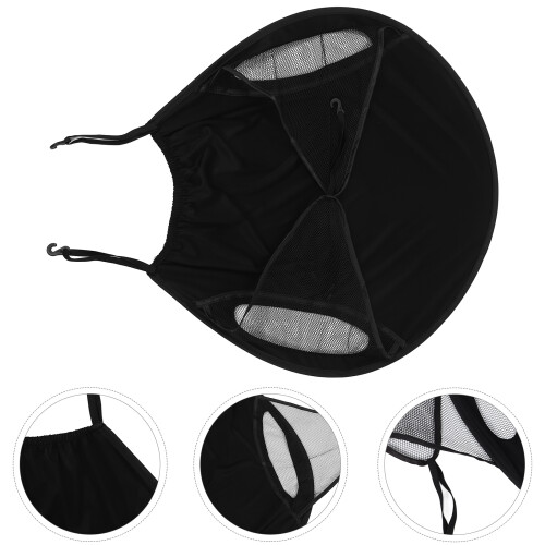 Universal Black Baby Stroller Canopy Sunshade for Pram Uv Shield 2