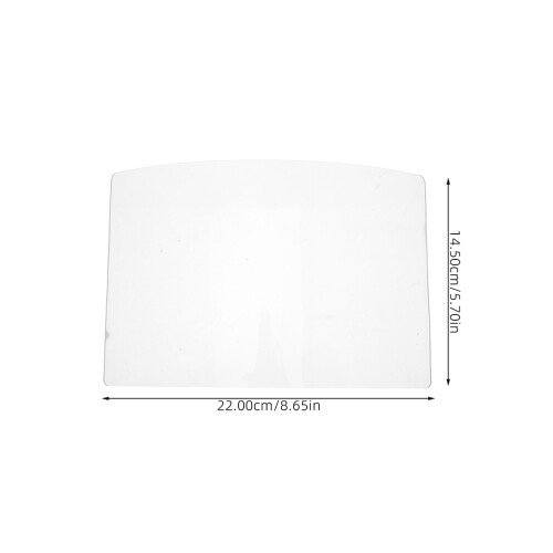 3Pcs Sandblasting Hood Replacement Lens Transparent Glass 2