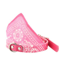 Rosenrote M Ethnischer Stil Haustierbandana Halsband für Katzen & kleine Hunde