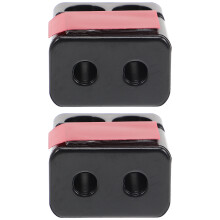 2Pcs Automotive Deer Whistles Car Safety ABS Black Durable Warning