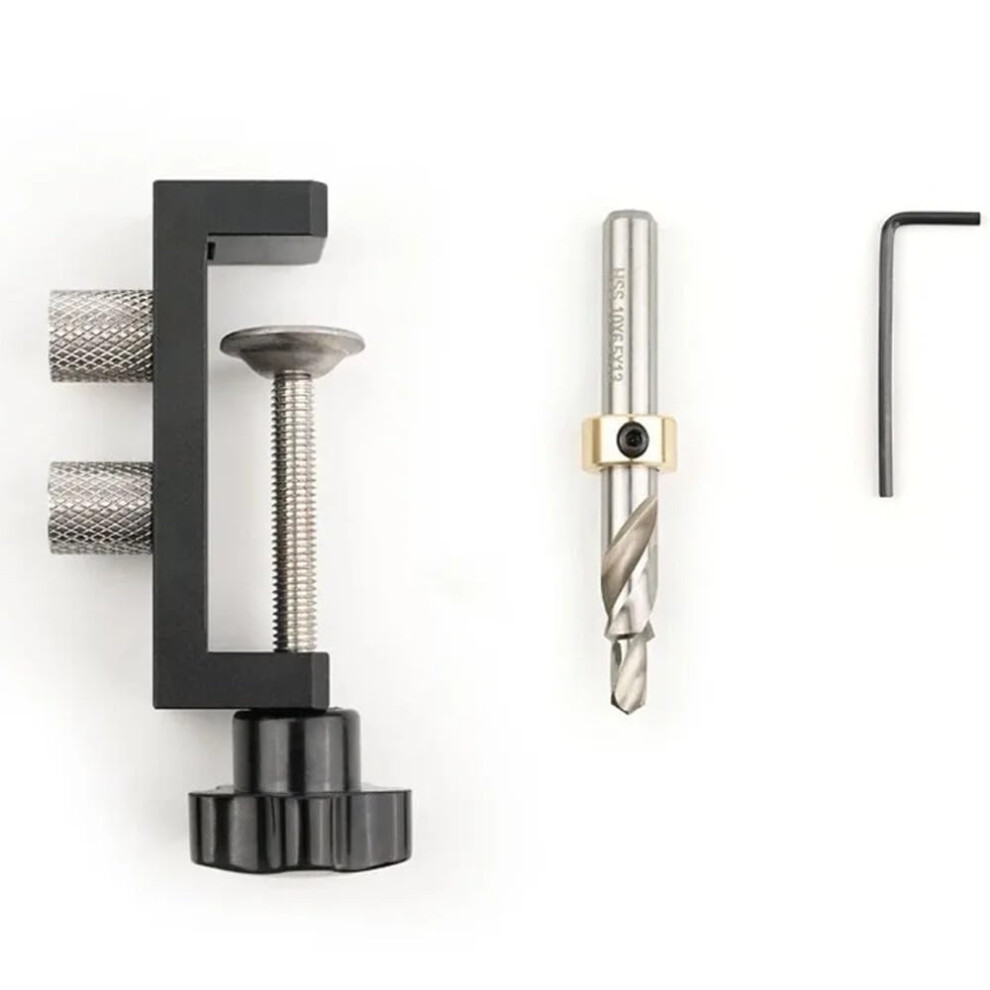 Aluminum Profile Drill Guide Access Hole Drill Jig For 2020 2040 3030 3060 4040 European Standard Aluminum Extrusion Profile Double Holes 9339159288481
