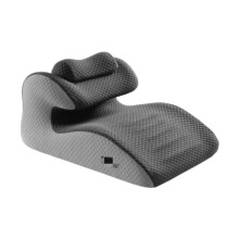 Bed Wedge Pillow Prone Stomach Pillow, Comfortable Lightweight Soft Neck Pillow Breathable Ergonomic Memory Foam for Sleeping, Gray- Grey