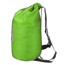 Grüner Oxford-Stoff Sporttasche mit Kordelzug, 26x55cm, leicht