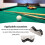 Poolbillard Queue Überprüfungstool 2 Stück Edelstahl Geradeheitsdetektor + Tasche 7