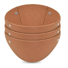 3Pack of Fabric Plant Basket Liners - Felt Pot Liners -Fiber Replacement Hanging Baskets