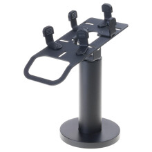 Universally Credit Card Terminals Stand With Internal Wire Routing Adjustable Clamp For 70-100mm Width Device Pos Mounting Stand