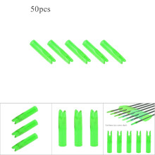 50Pcs Plastic Bow Arrow Nock Insert for 6mm Shafts Archery Tail Accessories