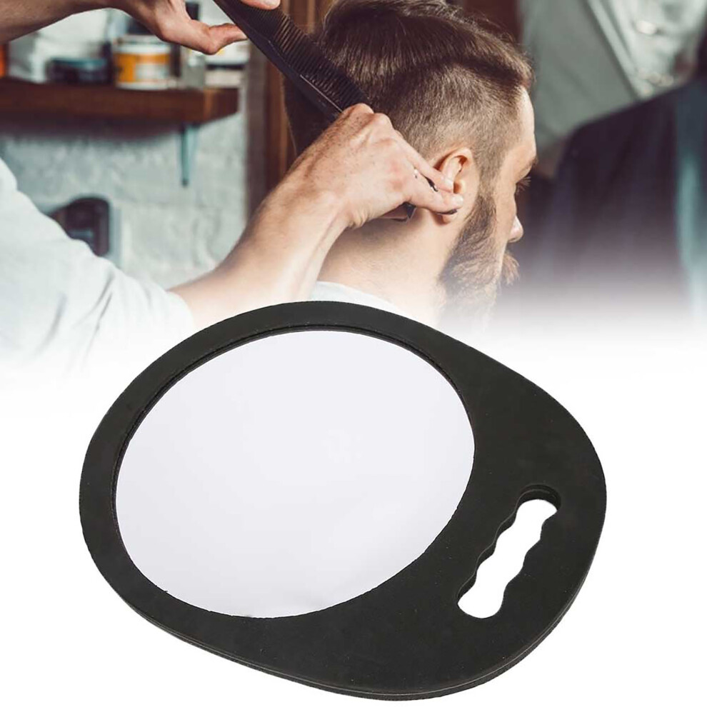 Portable Wear-Resistant Round Vanity Mirror, Black, Drop Resistant
