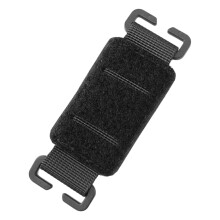 Double-sided Morale Badge Base,MOLLE Patches Hook & Loop Display Board for Backpack MOLLE System Black 10cm