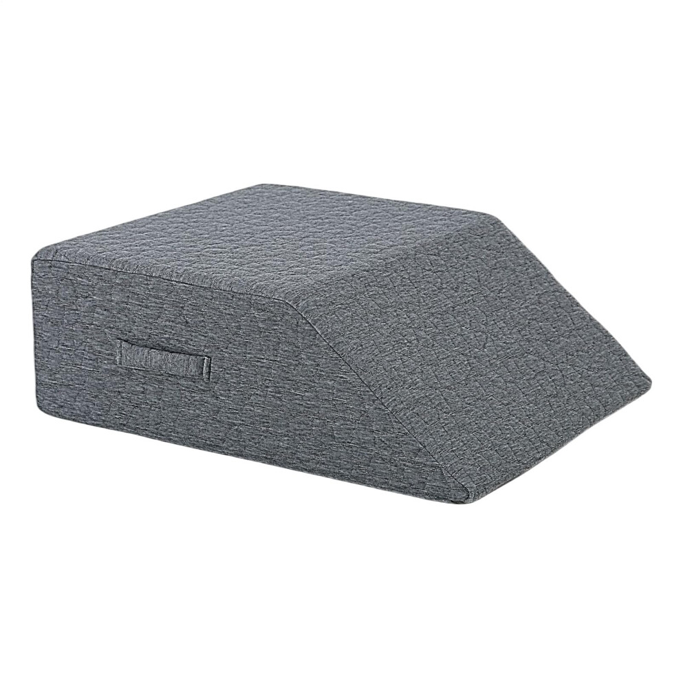 Dark/Gray Leg Pillow | Bed Wedge Pillow For Sleeping | Ergonomic Foot Ankles Knee Support Bed Wedge For Bedroom Sofa Living Room Home Couch Offices