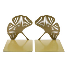 2Pieces Metal Book End For Shelves Decorative Desk Bookends
