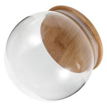 Glassen Toonkoepel Cloche Met Voet Voor Thuis Kantoor Bruiloft