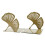 Hollowed Leaf Bookend Book Stopper For School Office Library 5