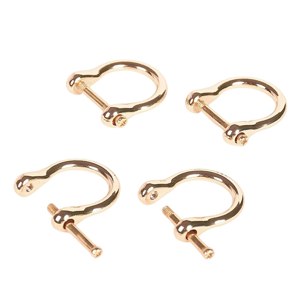 4Pcs Alloy U-Shape Shackles Hook 20Mm Diameter Fasteners-Gold 7754000422715