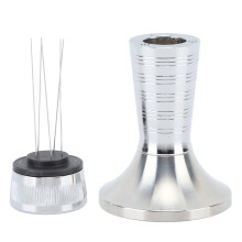 Langlebiger Kaffeetamper aus Edelstahl, modernes Design, Espresso-Tamper, rostfrei, gleichmäßige Druckverteilung, geeignet für Profis und den
