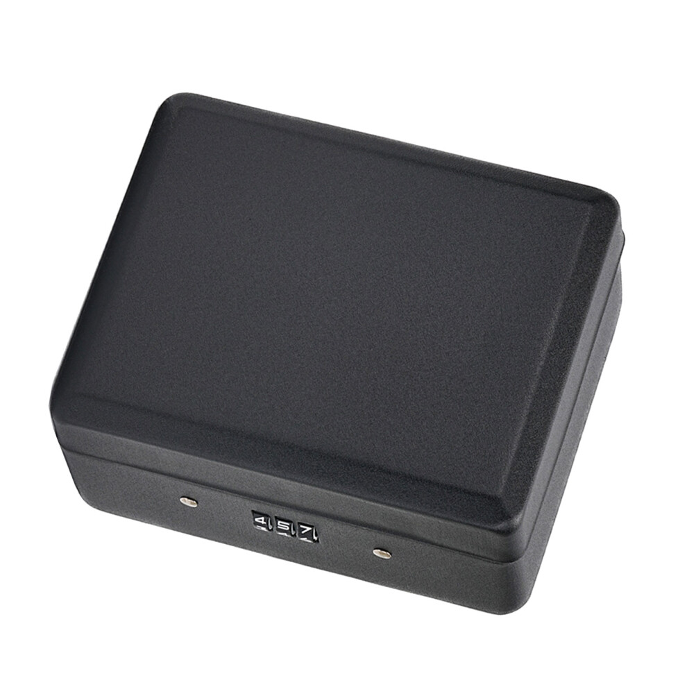 Secure Combination Locking Key Storage Box-6 Hanging Black Keys 7754000422722