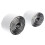 2Rolls White Guitar Pedal Board Hook and Loop Tape Nylon Self-Adhesive 1