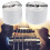 2Rolls White Guitar Pedal Board Hook and Loop Tape Nylon Self-Adhesive 5