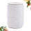 1 Rolle 91 M Flaches Elastikband Polyester Für Masken 14 Mm Weiß 9