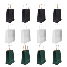 12St Kraftpapier Taschen Mit Henkeln Für Hochzeit Party Einkauf