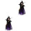 2Stk Halloween Hexenpuppe Baumspitze Cartoon 5