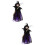 2Stk Halloween Hexenpuppe Baumspitze Cartoon 9